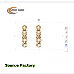 Cink ötvözet cipő csat